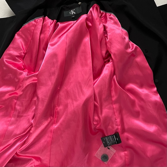 Calvin Klein Short Trench Coat - Picture 9 of 11